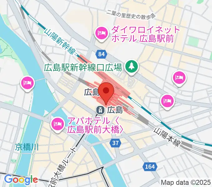 MOVIX広島駅の地図