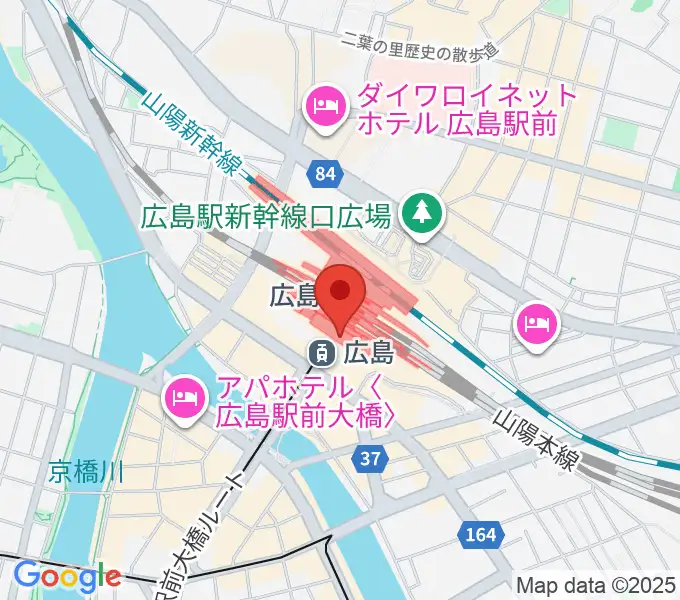 MOVIX広島駅の地図