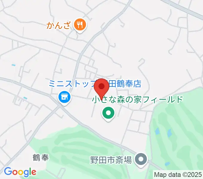 小さな森の家フィールドの地図