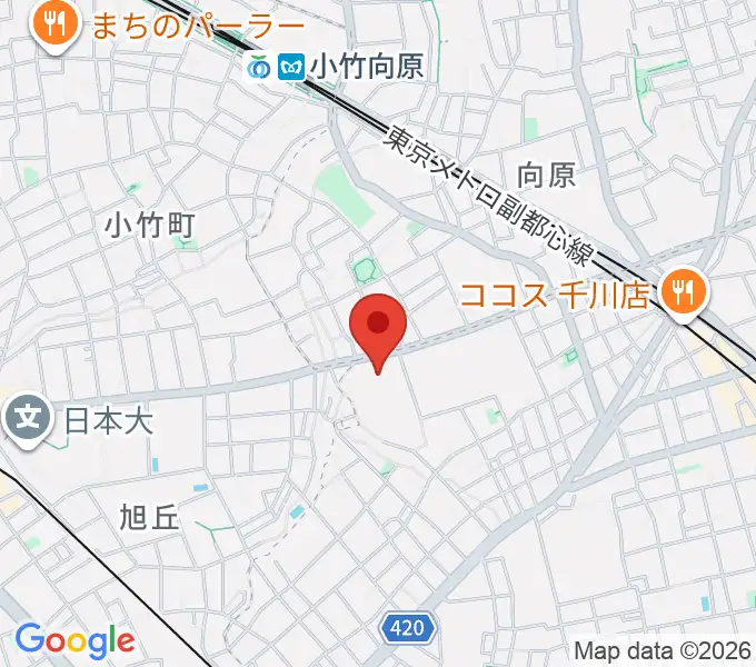 千早スポーツフィールド運動場の地図