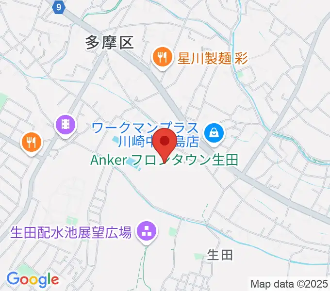 Ankerフィールドの地図