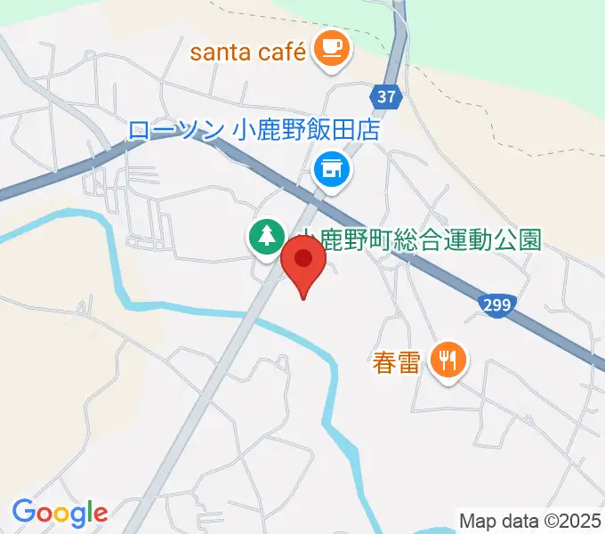 小鹿野町総合運動公園野球場の地図