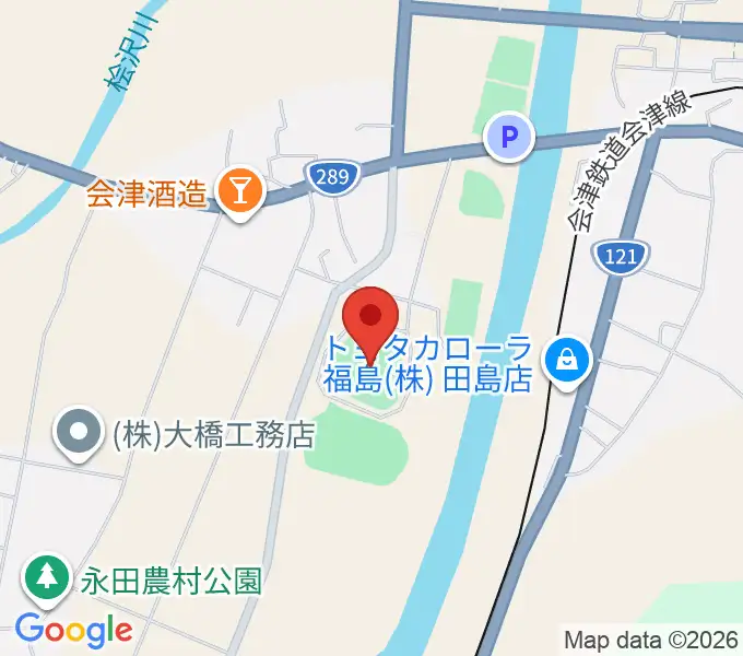 びわのかげ運動公園野球場の地図