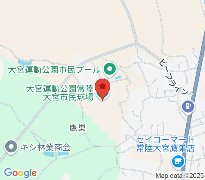 大宮市民球場の地図