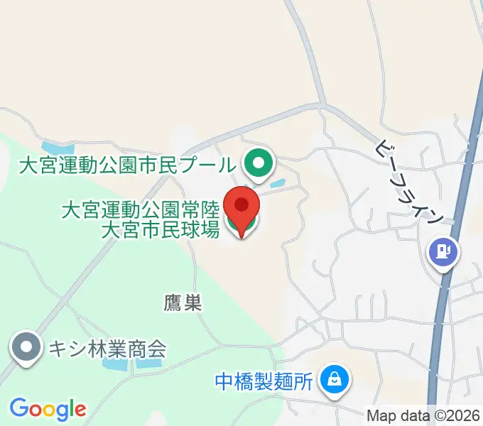 大宮市民球場の地図