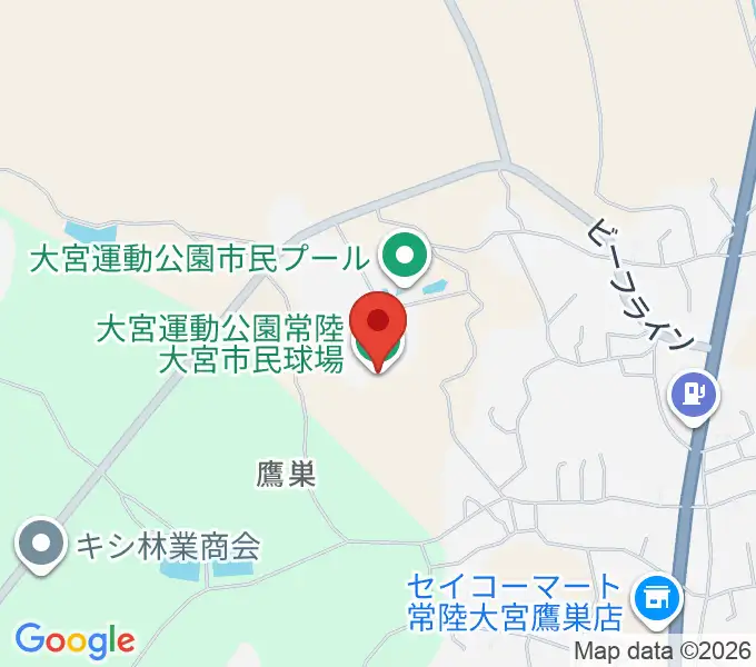 大宮市民球場の地図