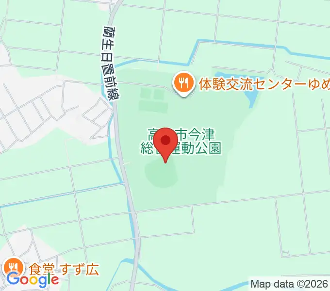 今津スタジアムの地図