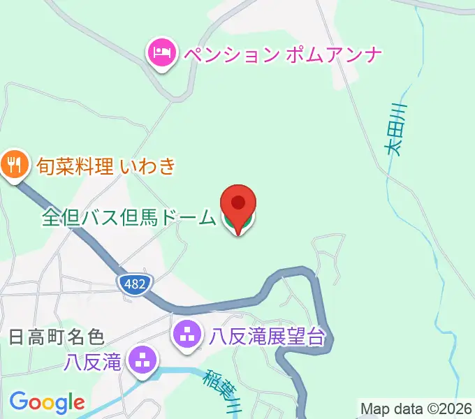 全但バス但馬ドームの地図