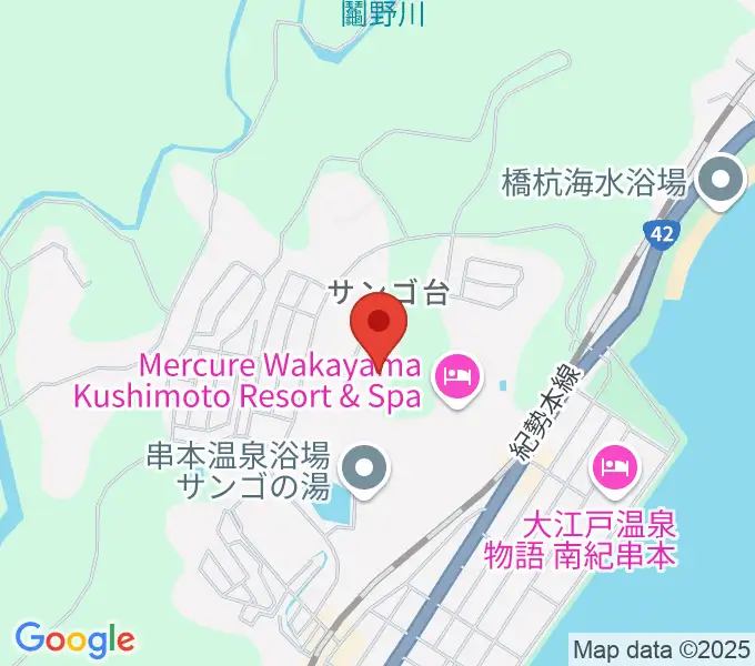串本サン・ナンタンランド野球場の地図
