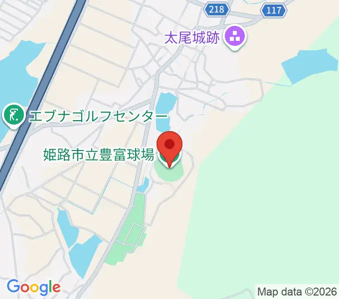 姫路市立豊富球場の地図