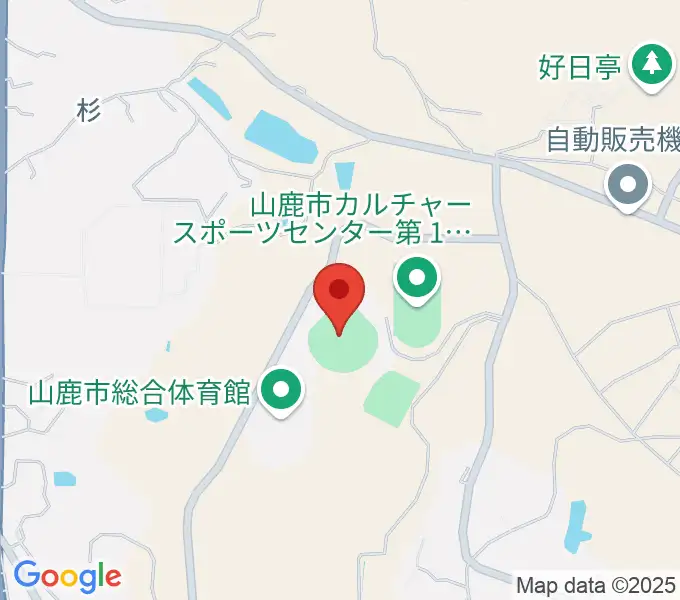 山鹿市民球場の地図