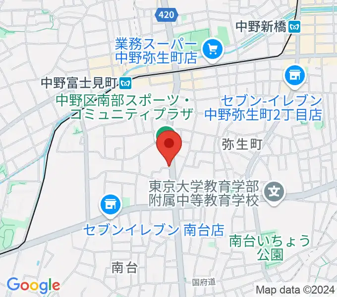 Studio Move 705の地図