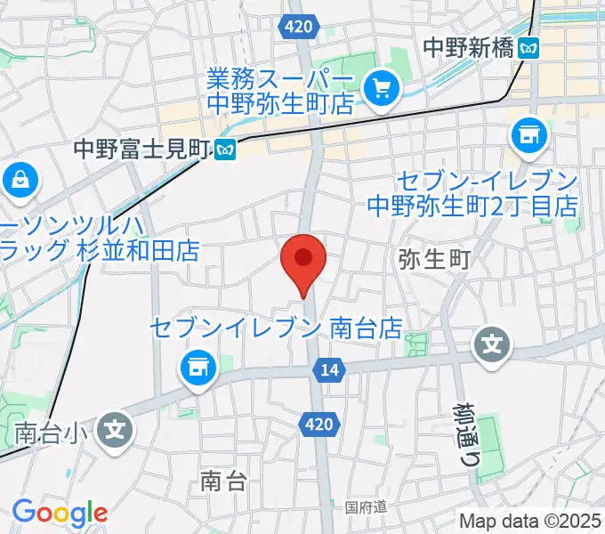 Studio Move 705の地図