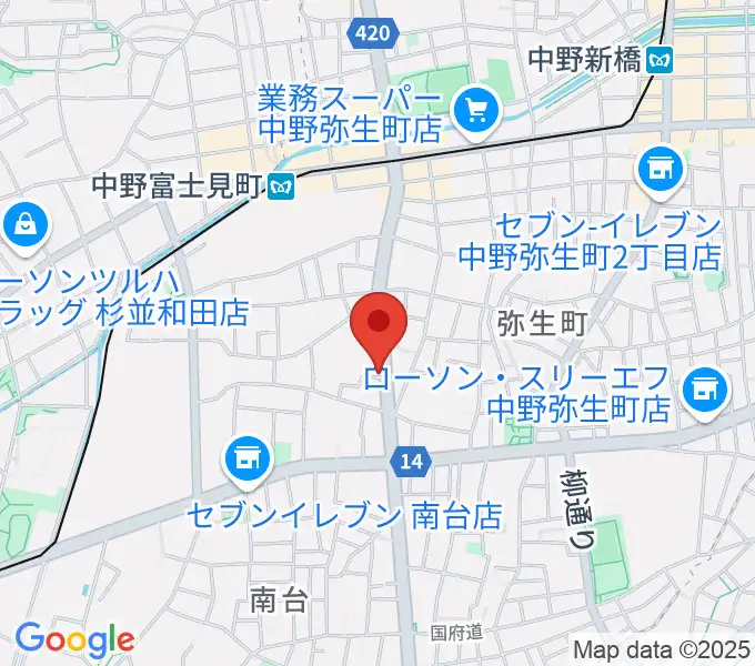 Studio Move 705の地図