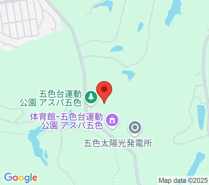 アスパ五色グラウンドの地図