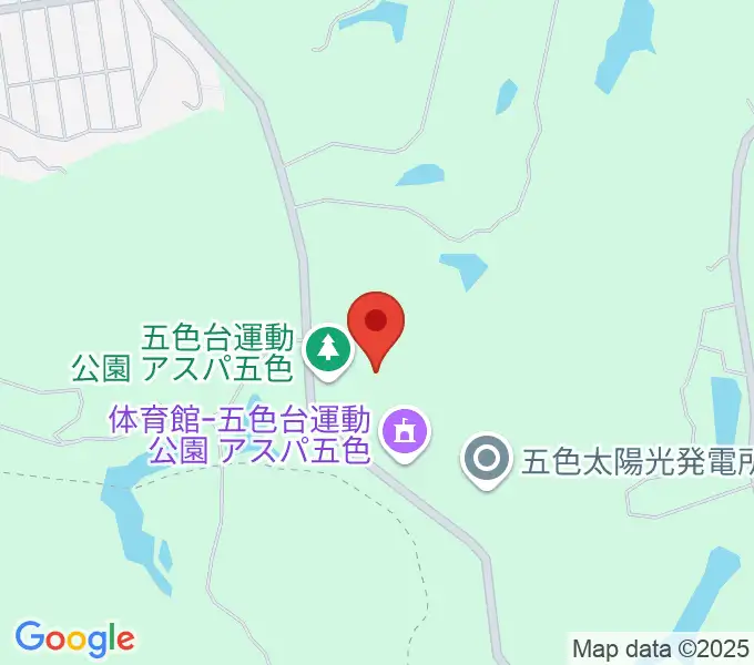 アスパ五色グラウンドの地図