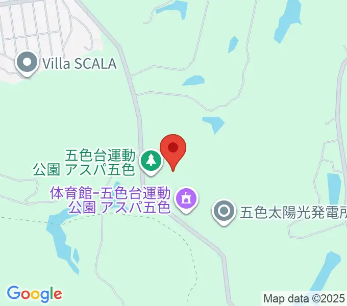 アスパ五色グラウンドの地図