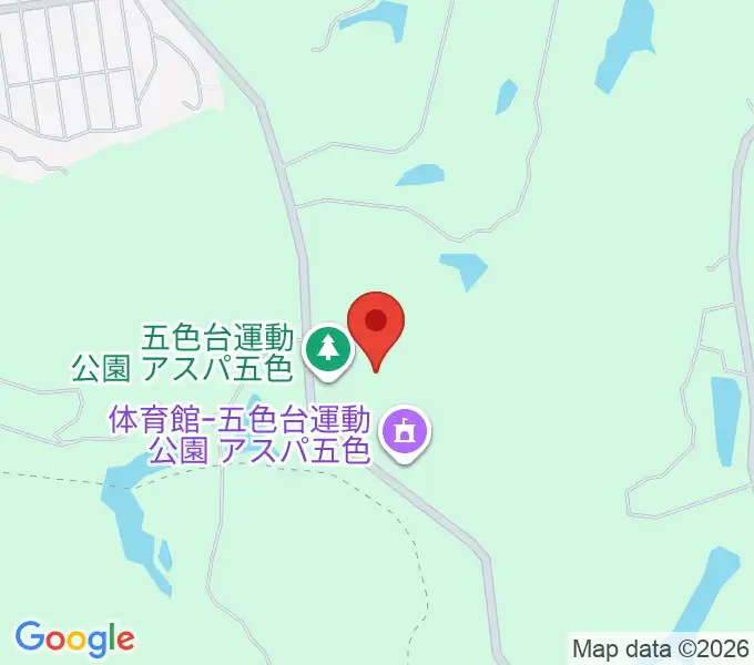 アスパ五色グラウンドの地図