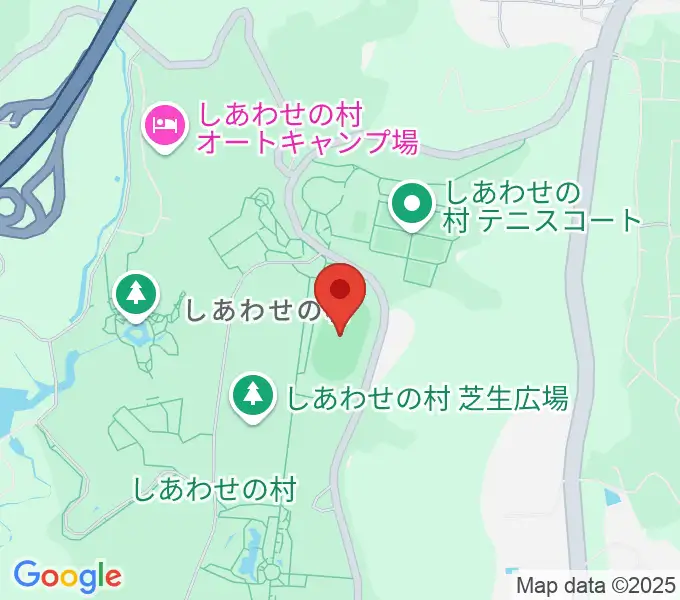 神戸市しあわせの村 多目的運動広場の地図