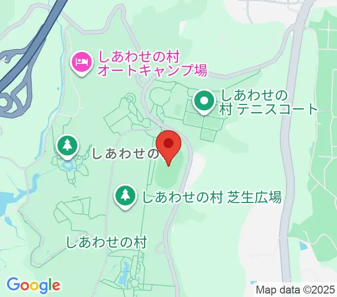 神戸市しあわせの村 多目的運動広場の地図