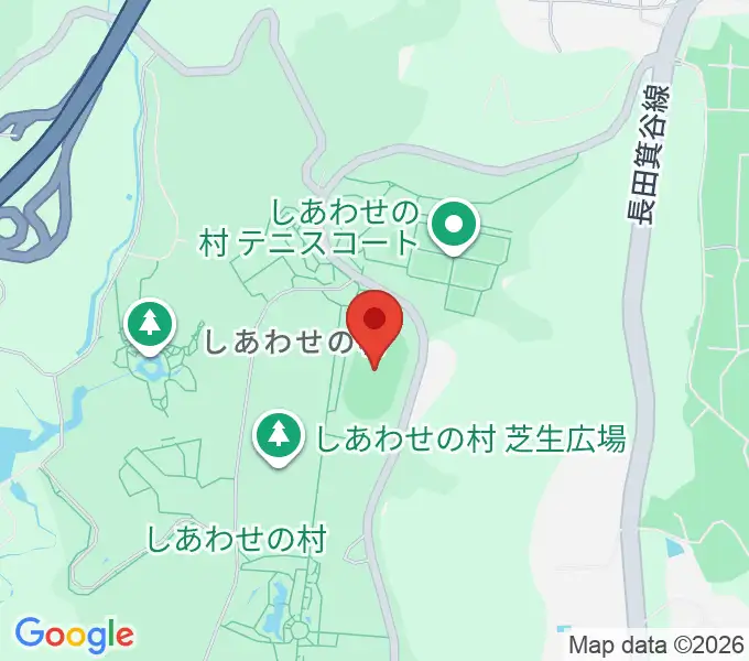 神戸市しあわせの村 多目的運動広場の地図