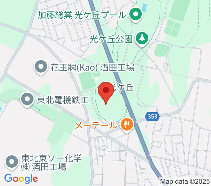 DENKI TEKKOフィールドの地図