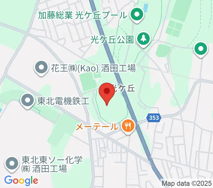 DENKI TEKKOフィールドの地図
