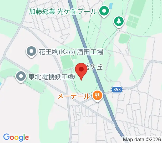 DENKI TEKKOフィールドの地図