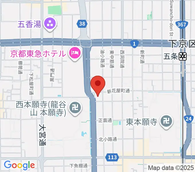 風俗博物館の地図