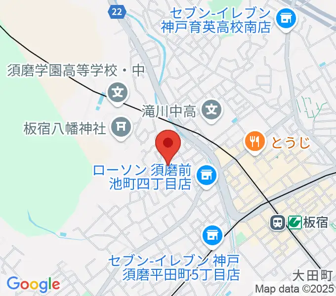百耕資料館の地図