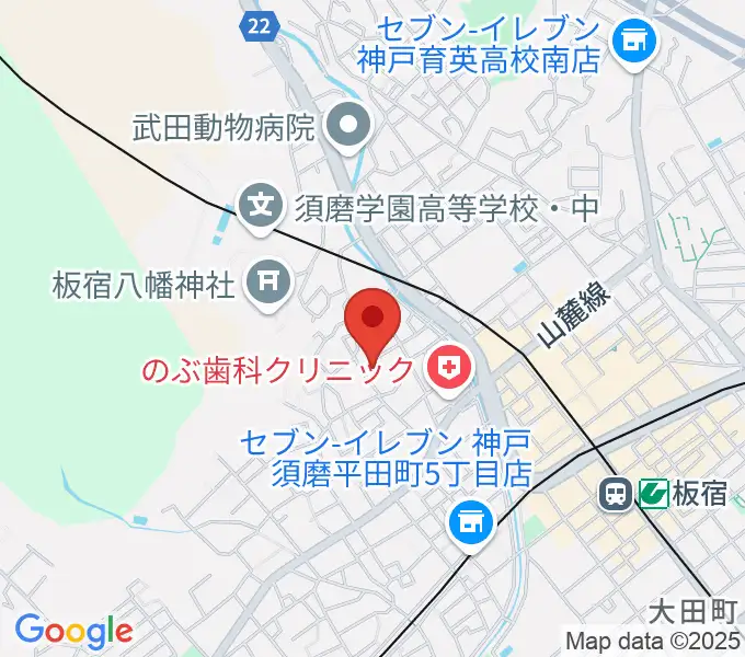 百耕資料館の地図