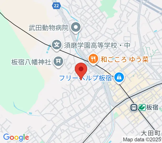 百耕資料館の地図