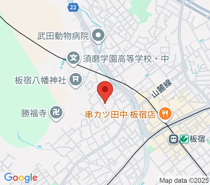 百耕資料館の地図