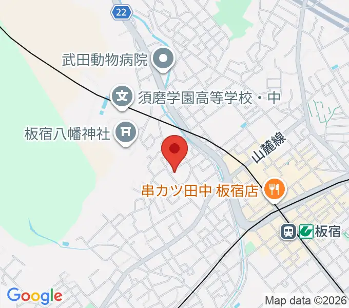 百耕資料館の地図