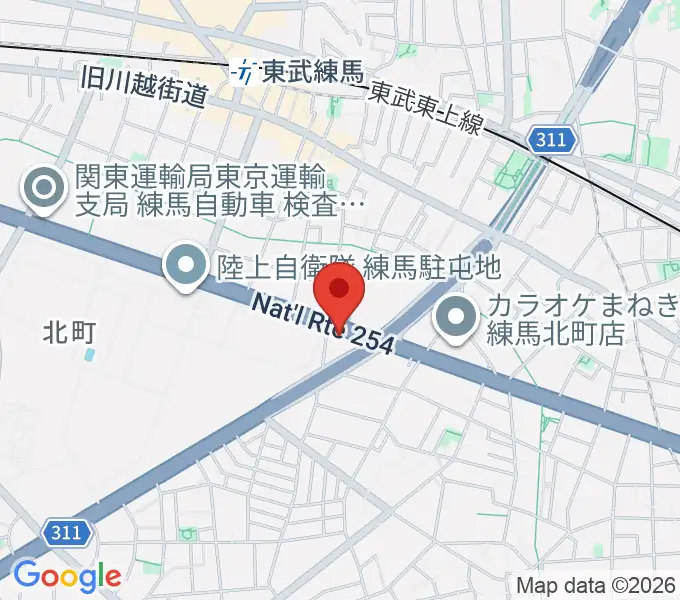 IKUSA ARENAの地図