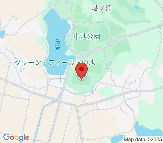 グリーン・フィールド中池の地図
