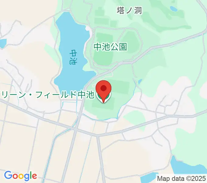 グリーン・フィールド中池の地図