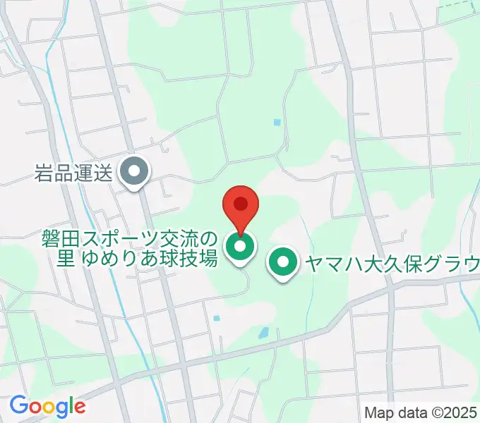 磐田スポーツ交流の里ゆめりあサッカー場の地図