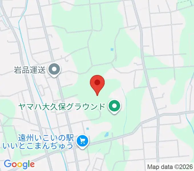 磐田スポーツ交流の里ゆめりあサッカー場の地図