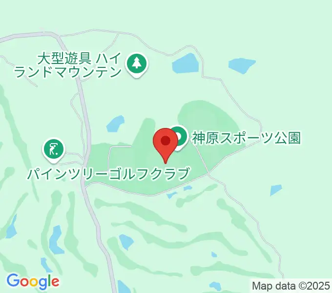 神原スポーツ公園シャルムスタジアムの地図