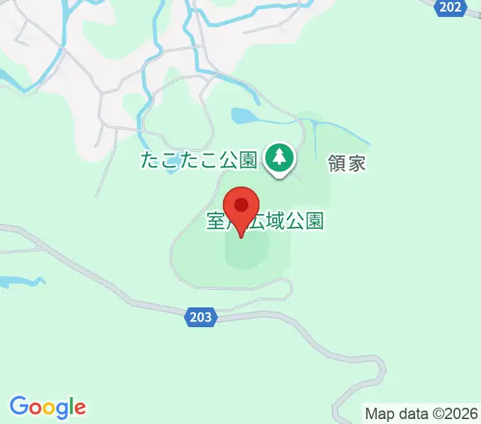 室戸広域公園野球場の地図