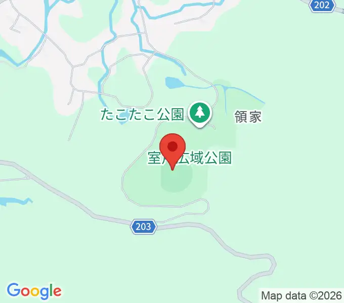 室戸広域公園野球場の地図