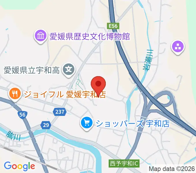 西予市営宇和球場の地図