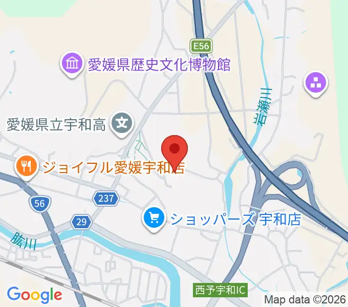 西予市営宇和球場の地図