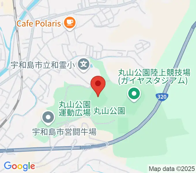 丸山公園野球場の地図