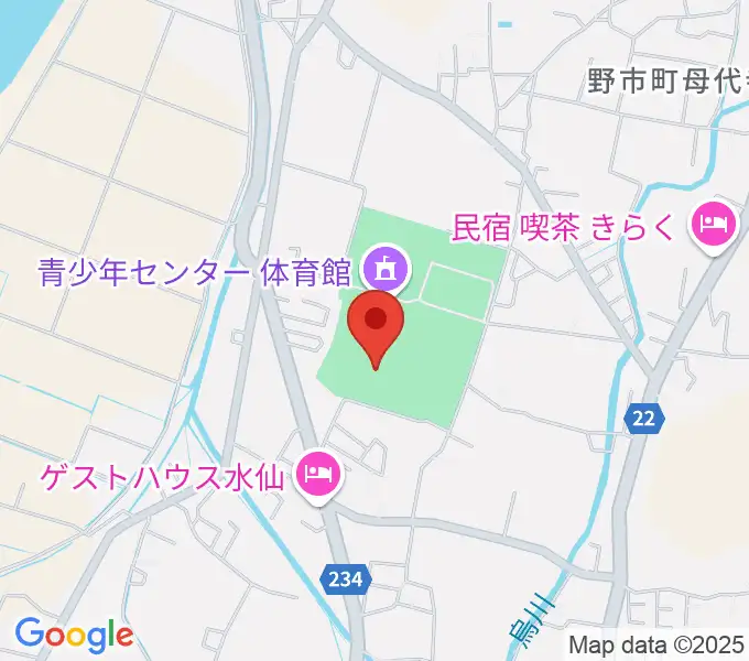 高知県立青少年センター陸上競技場の地図