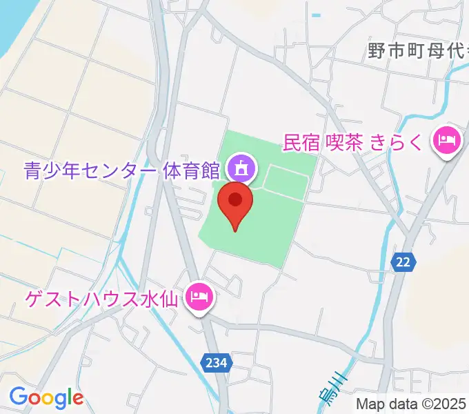 高知県立青少年センター陸上競技場の地図