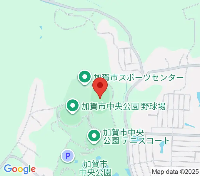 加賀市陸上競技場の地図