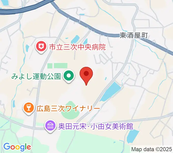 みよし運動公園陸上競技場の地図