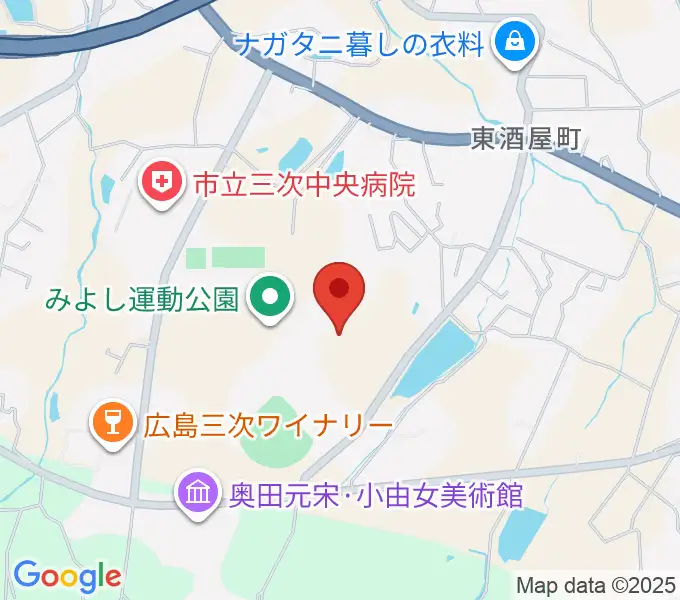 みよし運動公園陸上競技場の地図